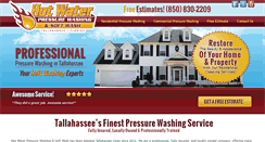 Desktop Screenshot of hotwaterpressurewashing.net
